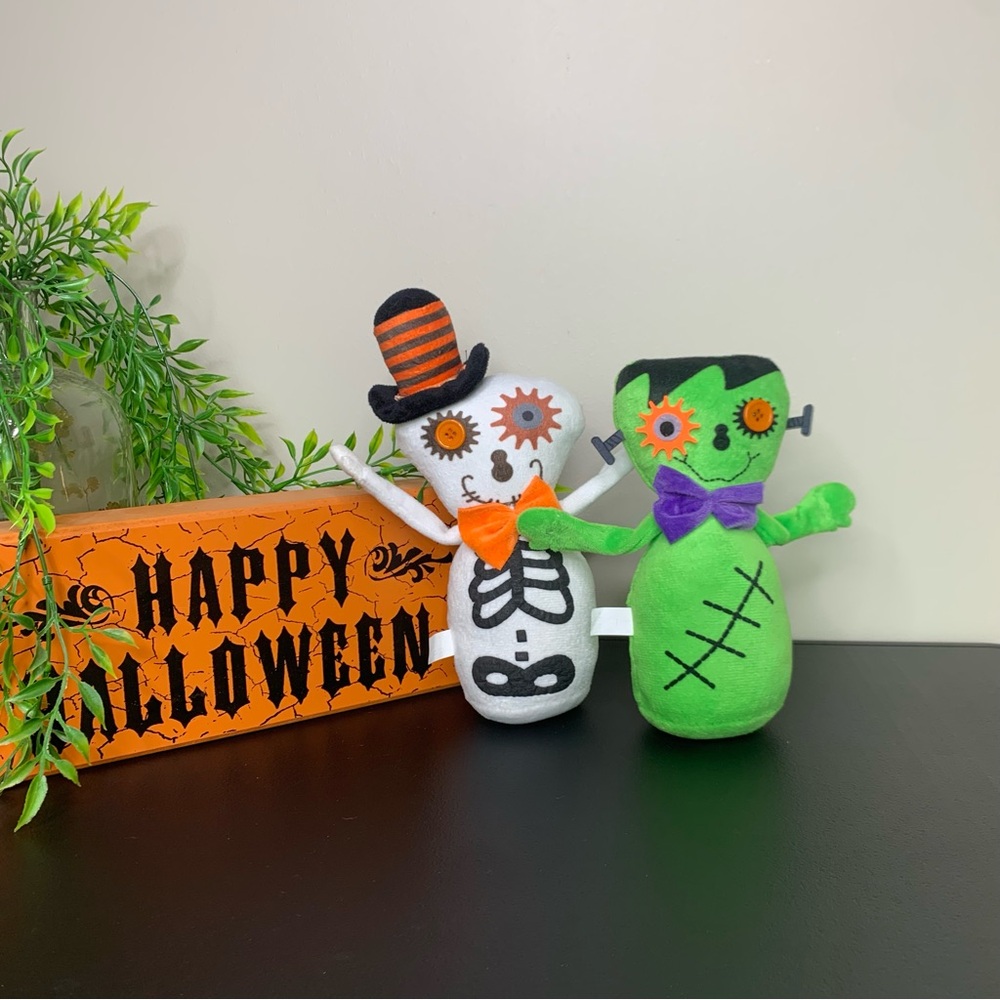 Halloween‎ decor- bean bag plush set of 2 NEW